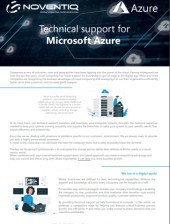 2020 One pager Support for Azure